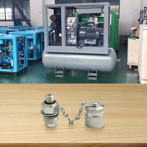 Hydraulic Test Adapter G1/8 Hydraulic Test Measuring Point Coupling Hose Fitting Adapter Galvanized Carbon Steel M16x2 For Pressure Monitoring Exhaust Sampling in Saudi Arabia
