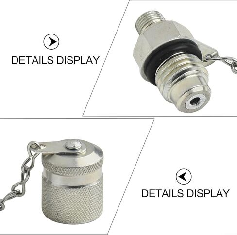 Hydraulic Test Adapter G1/8 Hydraulic Test Measuring Point Coupling Hose Fitting Adapter Galvanized Carbon Steel M16x2 For Pressure Monitoring Exhaust Sampling in Saudi Arabia