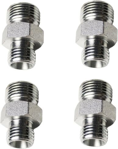 M14-M18 4 قطع موصل خرطوم هيدروليكي متوافق مع مرفق مشبك الإبهام الهيدروليكي، استبدال أنبوب الخط الهيدروليكي اتصال سريع in Kuwait