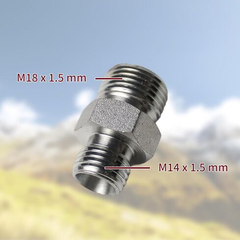 M14-M18 4 قطع موصل خرطوم هيدروليكي متوافق مع مرفق مشبك الإبهام الهيدروليكي، استبدال أنبوب الخط الهيدروليكي اتصال سريع in Kuwait