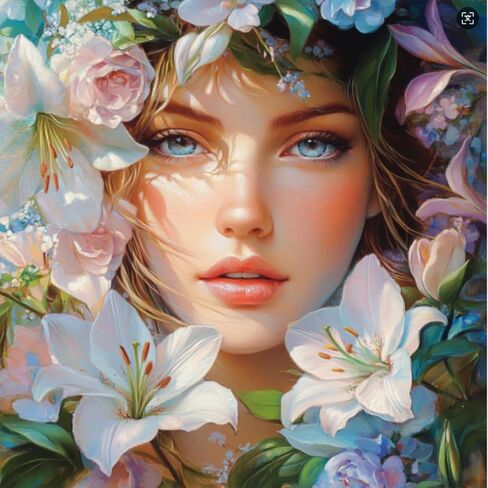 Beauty Bohemia Buzzles للبالغين ، والألواح الخشبية للانصهار 300pcs ، وألغاز البالغين متوسطة ، وفريدة من نوعها ، وهدية إبداعية غير منتظمة (12.4 × 12.4 بوصة) in Kuwait