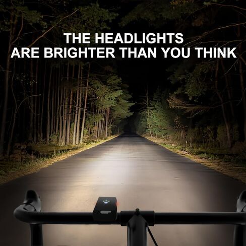 Super Bright USB Rechargeable Bike Lights Set,Waterproof Powerful Bicycle Front Headlight and Back Taillight for Night Riding, Easy to Install for Men Women Kids Road Mountain Cycling in Saudi Arabia