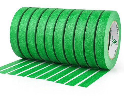BOMEI PACK 10Rolls Pink Painters Tape, General Purpose Pink Masking Tape 0.75inch x 55yds, for Painting,Labeling,DIY Crafting,Decoration and School Projects, Total 550yds in Saudi Arabia