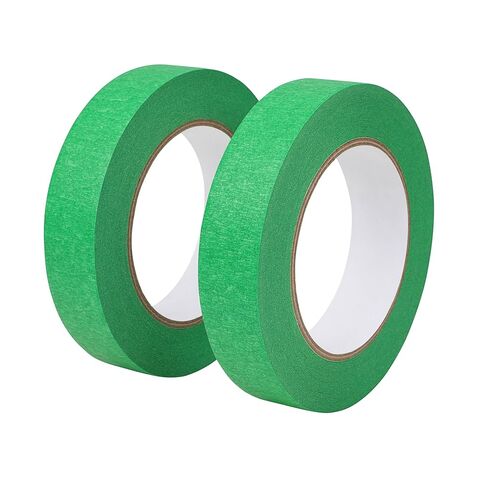 2 Pack Black Painters Tape 1 inch Wide Black Masking Tape Paint Tape Paper Tape 1 inch x 55 Yards x 2 Rolls (110 Yards in Total) in Saudi Arabia