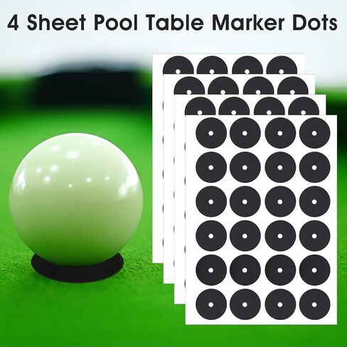 96 قطعة من نقاط تحديد طاولة البلياردو، ملصقات موضع نقطة البلياردو، ملحقات ملصق نقطة البلياردو، ملصقات طاولة بلياردو in Kuwait