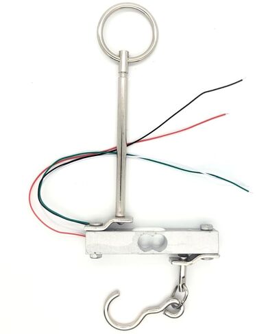 5Kg Straight Bar Load Cell with Hook – 4-Wire Strain Gauge Sensor for Weight, Force, and Pressure Measurement DIY(Aluminum Alloy) in Saudi Arabia