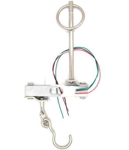 5Kg Straight Bar Load Cell with Hook – 4-Wire Strain Gauge Sensor for Weight, Force, and Pressure Measurement DIY(Aluminum Alloy) in Saudi Arabia