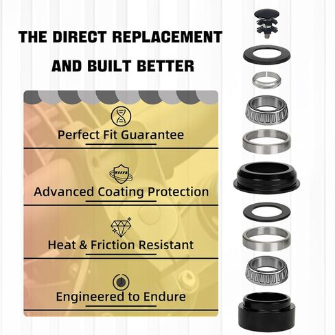 Motorcycle Headset Fork Bearing Kit for Surron Light Bee X/S Segway X160 X260, Upgraded OEM Pivot Bearing Assembly Steering Column Spacer Replacement Set, Dirt Bike Accessories in Saudi Arabia