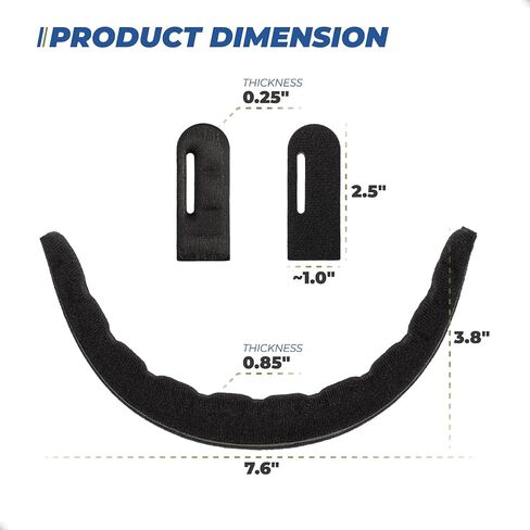 Fielder’s Face Mask Replacement Pads for Rip It Youth & Adult Lightweight Protective Softball Helmet, Including 1 PCS Softball Face Mask Forehead Padding & 2 PCS Softball Helmet Side Pad in Kuwait