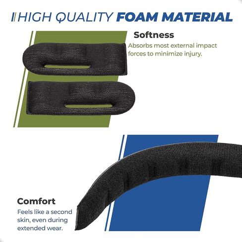 Fielder’s Face Mask Replacement Pads for Rip It Youth & Adult Lightweight Protective Softball Helmet, Including 1 PCS Softball Face Mask Forehead Padding & 2 PCS Softball Helmet Side Pad in Kuwait