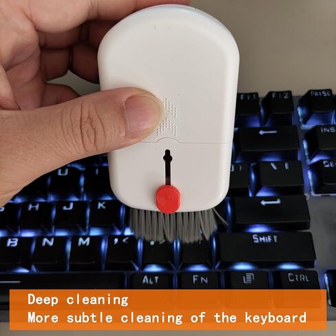 Keyboard Cleaning Kit with Screen Cleaner Brush, 9-in-1 Multi-Purpose Electronics Cleaning Tool Set for Mechanical Keyboard, Laptop, Computer Monitor, Phone, Earbuds, Airpods, and Charging Case in Saudi Arabia