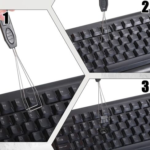 5 PCS Keycap Remover Keyboard Key Remover Tool Include 2 Pcs Switch Puller 2 Pc Keycap Pullers andTweezers Keyboard Cleaning Tools for Mechanical Keyboards in Saudi Arabia