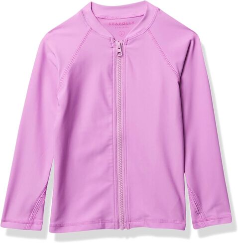 Seafolly Baby Girls' Long Sleeve Zip Front Rashguard in Saudi Arabia