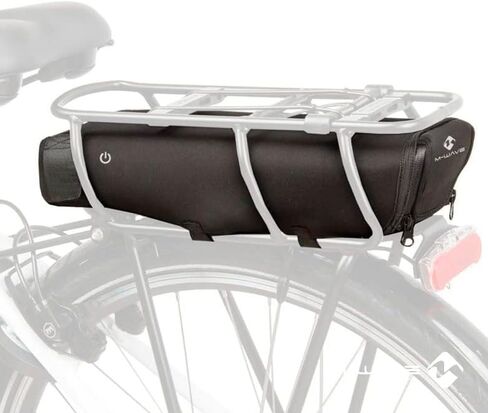M-Wave Protect Carrier Cover for E-Bike Battery, Black in Kuwait
