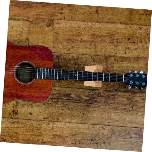 DECHOUS Guitar Neck Support Cushion Cork Guitar Maintenance Mat for Repairing and Setup Wooden Color for Electric and Acoustic Instruments in Saudi Arabia