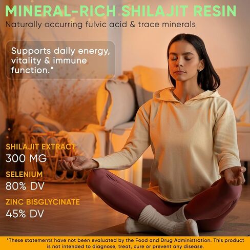 Adndale Himalayan Natural Shilajit Gummies for Men & Women, Sugar-Free Mixed Berries Flavor - with Ashwagandha, Sea Moss, Lion’s Mane & Saffron + Zinc & Selenium - 90 Gummies (45 Servings) in Kuwait