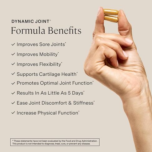 Stonehenge Health Dynamic Joint Health Supplement – Fast- Support with AprèsFlex® Boswellia, MSM, Multi-Type Collagen, Turmeric, Bromelain, Vitamins C & D3 Joint Comfort Support – 60 Caps (3 Pack) in Kuwait