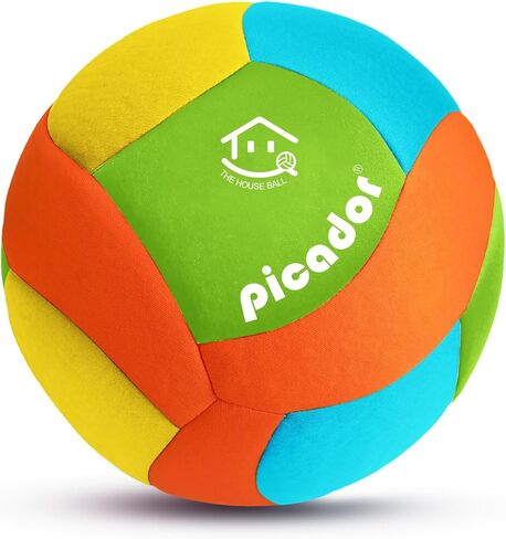 Picador Soft Indoor Volleyball - Soft and Safe Indoor Volleyballs for Practicing Inside House and Yard, Silent Volleyball with Pump for All Ages in Saudi Arabia