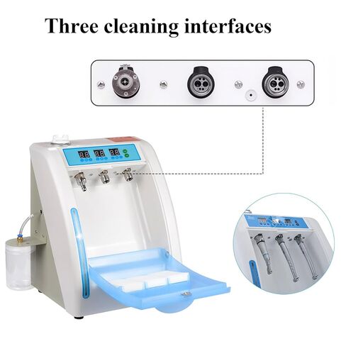 REEHUT Cleaning Maintenance System Lubricant Oil Infusing Device 3 Ports for Dental Lab Equipment Maintenance Tool in Kuwait