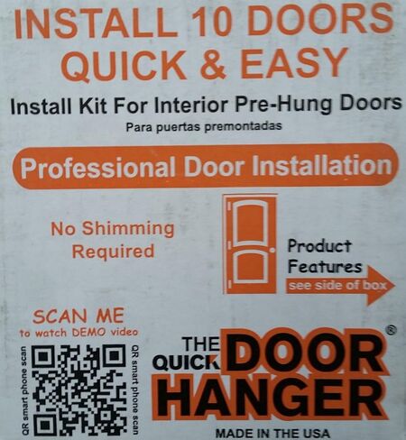 The Original Door Bracket (10 Door Install Pack), Complete Hassle-Free Door Installation Kit | Patented in Kuwait