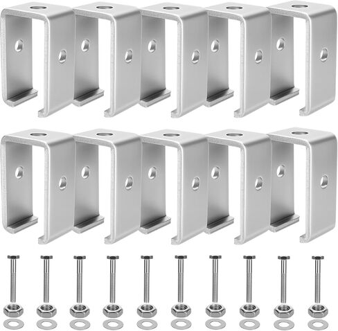 10 Pack Heavy-Duty Channel Trolley Track Hanger Bracket for UNISTRUT Strut Channel,1-5/8" Strut Channel Intermediate Support Hanger Bracket for Hoists & Electric Systems in Kuwait
