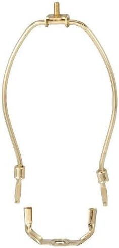 B&P Lamp® قيثارة مصباح ذات وزن عادي مقاس 9 بوصات، لمسة نهائية من الفولاذ المطلي بالنحاس in Kuwait