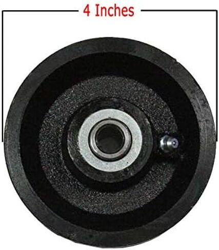 Set of 3 of V-Groove Wheel 4" X 2" with Roller Bearing (1/2" ID) in Kuwait