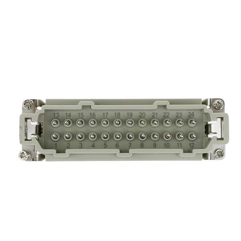 Rectangular Heavy Duty Connector HDC-HE-24 Aviation Industry Waterproof Socket Machine Tool 24 Pins Core 500V 16A(Top Connection) in Saudi Arabia