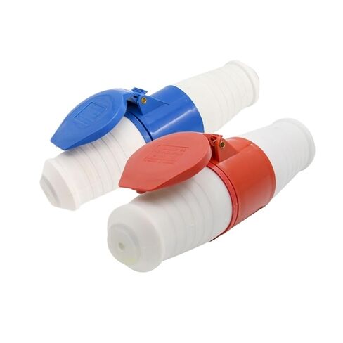 Waterproof Industrial Socket 3 core 4 5 Hole 32A Connector Aviation(4 Core Red) in Saudi Arabia