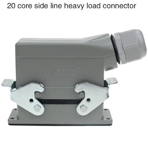 HDC-HE-20 Rectangular Heavy Duty Connector Industrial Aviation Waterproof and Dustproof Plug Socket(Lateral Line) in Saudi Arabia