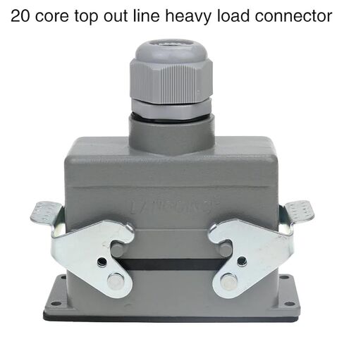 HDC-HE-20 Rectangular Heavy Duty Connector Industrial Aviation Waterproof and Dustproof Plug Socket(Lateral Line) in Saudi Arabia