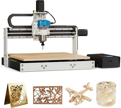 4040 CNC Router Machine with Linear Guide & Ball Screw Motion, Achieve ±0.005mm Accuracy for High Precision Metal Aluminum Copper Wood Acrylic PCB Engraving in Kuwait