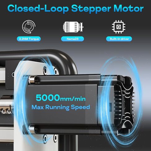 4040 CNC Router Machine with Linear Guide & Ball Screw Motion, Achieve ±0.005mm Accuracy for High Precision Metal Aluminum Copper Wood Acrylic PCB Engraving in Kuwait