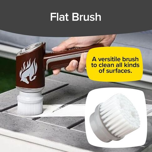 Horsepower Scrubber Complete 5-pack of Durable Premium Replacement Heads for Electric Spin Scrubber, AS SEEN ON TV in Kuwait