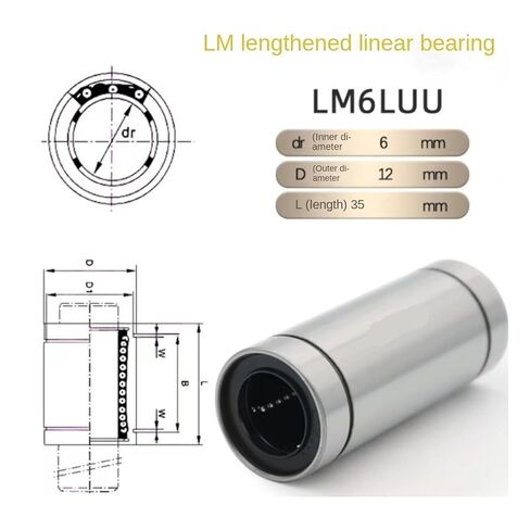 5/10PC Optical axis Linear Motion Bearing Extension LM6LUU LM8LUU LM10LUU 12 13 16 20 25 30 35 40 50LUU Sliding(LM20LUU 20x32x80,10PCS) in Saudi Arabia