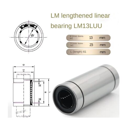 5/10PC Optical axis Linear Motion Bearing Extension LM6LUU LM8LUU LM10LUU 12 13 16 20 25 30 35 40 50LUU Sliding(LM20LUU 20x32x80,10PCS) in Saudi Arabia