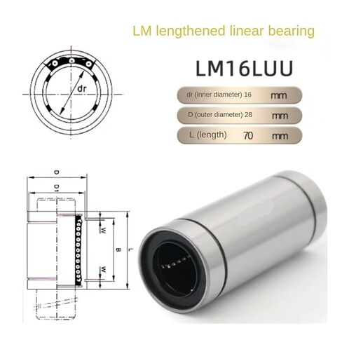 5/10PC Optical axis Linear Motion Bearing Extension LM6LUU LM8LUU LM10LUU 12 13 16 20 25 30 35 40 50LUU Sliding(LM20LUU 20x32x80,10PCS) in Saudi Arabia