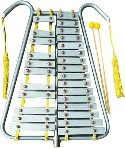 Glockenspiel Instrument - High Strength Aluminum Alloy Musical Bell Kit for Performance and Educational Use in Saudi Arabia