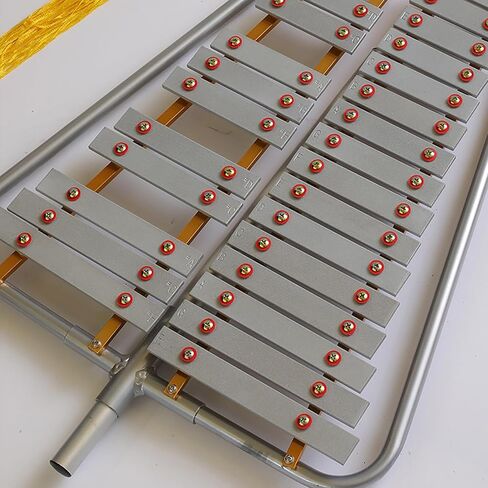Glockenspiel Instrument - High Strength Aluminum Alloy Musical Bell Kit for Performance and Educational Use in Saudi Arabia