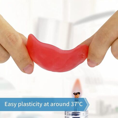 أوراق شمع قاعدة الأسنان الحمراء لطبيب الأسنان، صفائح الشمع لنمذجة أدوات طب الأسنان، توريد للنمذجة/ملء العناية بالفم/معدات المختبر (لا يمكن استخدامها لقولبة أطقم الأسنان) in Kuwait