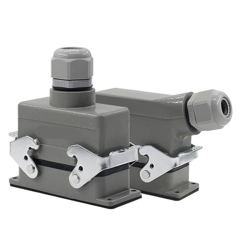 Heavy Duty Connector 16 Core Pins HDC-HE-16 Aviation Industry Waterproof Power Distribution Cabinet Socket 500V 16A(Top Connection) in Saudi Arabia