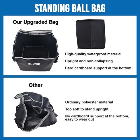 Portable Pickleball & Tennis Ball Hopper - Pickleball Collector Retriever Basket Carrier Gatherer Picker Container for Picking and Storage Training Tool for Ball in Saudi Arabia