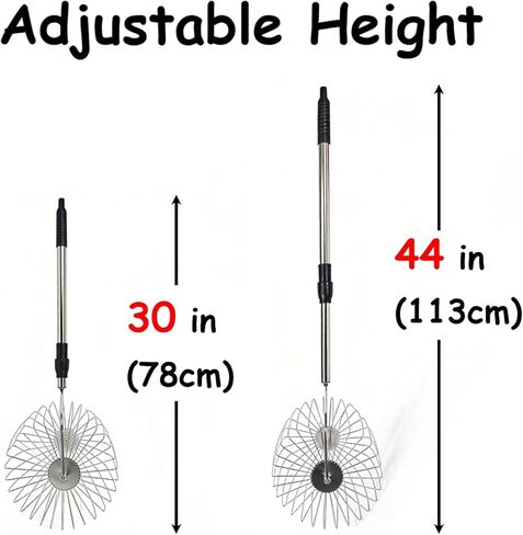وعاء منتقي كرات التنس من الفولاذ المقاوم للصدأ، وعاء أسطواني علوي قابل للتعديل مع مقبض قابل للتعليق، جامع كرات تنس محمول وسلة لسهولة الالتقاط والتدريب، يحمل أكثر من 60 كرة in Kuwait