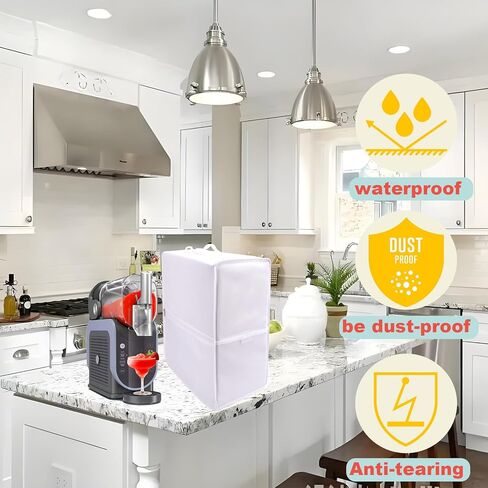 ملحقات غطاء آلة Ninja Slushie مع قطعتين من قماش التنظيف السلكي المعجزة، قاعدة مفتوحة لسهولة الاستخدام ومناسبة لـ Ninja Slush FS301C/FS301/FS300 (فضي) in Kuwait