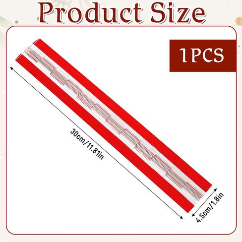 Piano Hinge 12 Inch Plastic Hinges Self-Adhesive Acrylic, 300mm Continuous Hinge Clear Continuous Hinges Folding-Hinge Tools for Aquarium Lid Cabinet Box DIY Display Crafts, Stainless Steel Shaft in Saudi Arabia