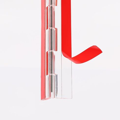 Piano Hinge 12 Inch Plastic Hinges Self-Adhesive Acrylic, 300mm Continuous Hinge Clear Continuous Hinges Folding-Hinge Tools for Aquarium Lid Cabinet Box DIY Display Crafts, Stainless Steel Shaft in Saudi Arabia