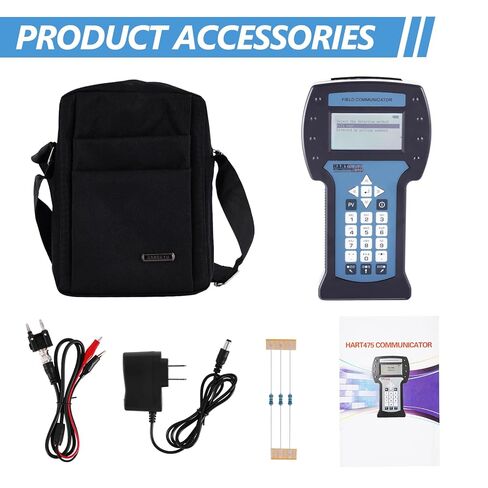 YJINGRUI Handheld Field Communicator, HART 475 Smart Transmitter with Communication Cable and Operation Manual for Pressure/Displacer Level Transmitter, Vortex/Target Flowmeter in Kuwait