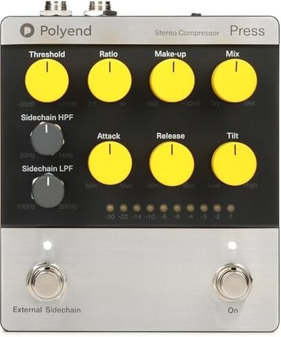 Polyend Press Analog Stereo Compressor Pedal in Kuwait