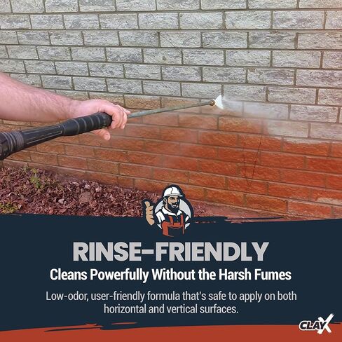 Clay-X Red Clay Stain Remover – 1 Gallon | Removes Red Clay Stains & Rust from Concrete, Brick, Pavers, Stucco & Masonry | Fast-Acting, Professional-Strength Spray Cleaner in Saudi Arabia