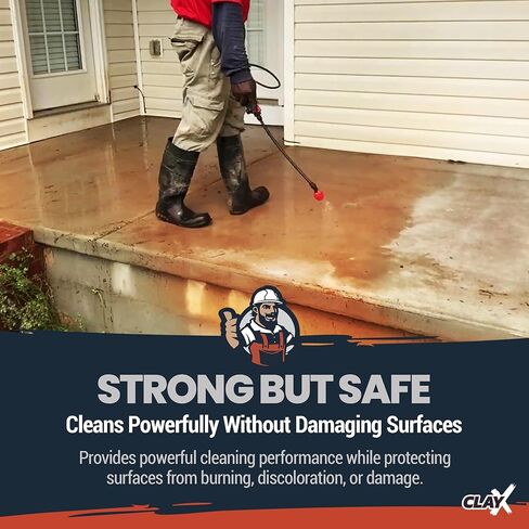 Clay-X Red Clay Stain Remover – 1 Gallon | Removes Red Clay Stains & Rust from Concrete, Brick, Pavers, Stucco & Masonry | Fast-Acting, Professional-Strength Spray Cleaner in Saudi Arabia